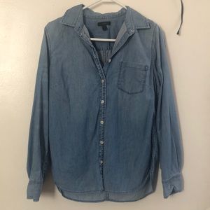 J.crew chambray top